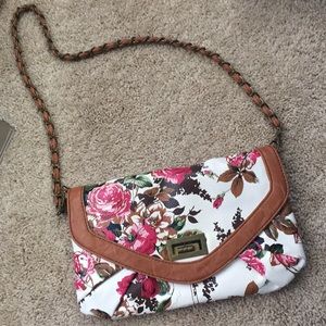 ALDO floral purse with detachable straps